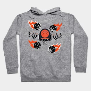 Basketball Mania, Basketball Fans, Dunk It, Basketball Lovers Hoodie